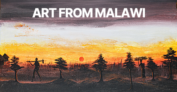 장애인 작가가 그린 ‘말라위의 일상’을 그림으로 감상해 보세요